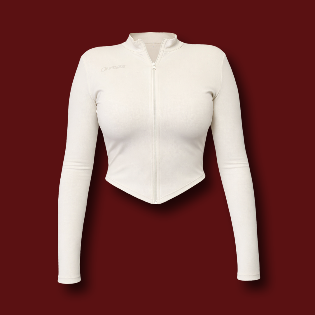 Quaglia's Zip Crop Longsleeve