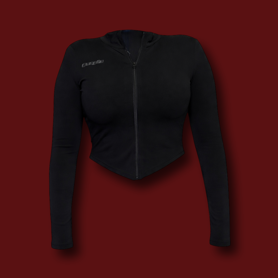 Quaglia's Zip Crop Longsleeve